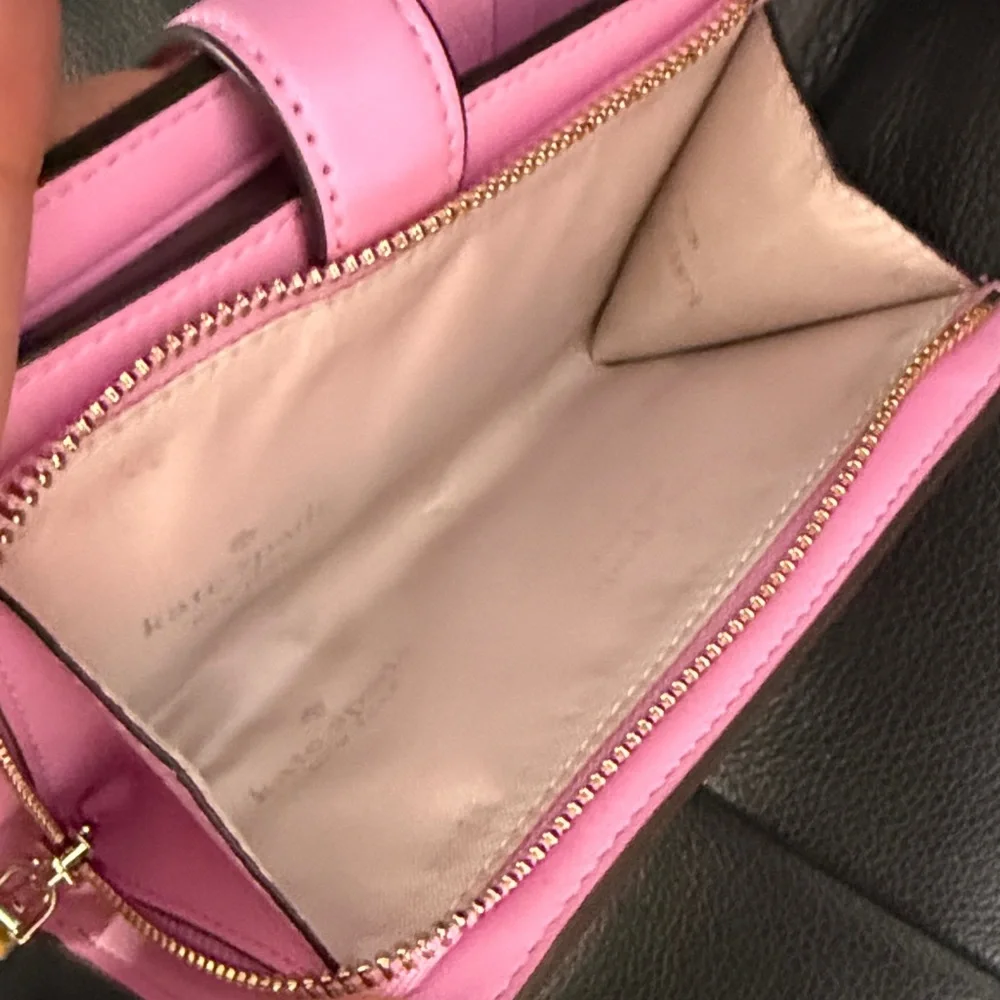 Kate Spade Pink Floral Pattern Spade Wallet - Picture 8 of 15